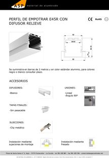 ASP Material De Alumbrado perfiles 14