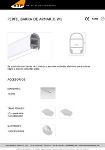 ASP Material De Alumbrado perfiles 39