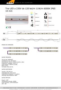 ASP Material De Alumbrado tira leds 42