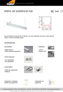 ASP Material De Alumbrado perfiles 21