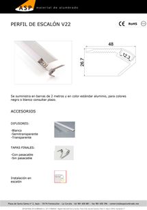 ASP Material De Alumbrado perfiles 37