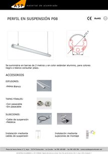 ASP Material De Alumbrado perfiles 19