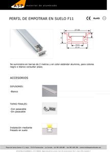 ASP Material De Alumbrado perfiles 16