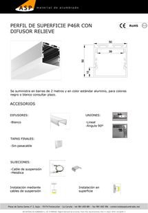 ASP Material De Alumbrado perfiles 24