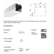 ASP Material De Alumbrado perfiles 24