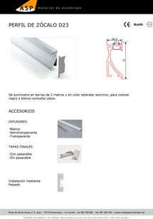 ASP Material De Alumbrado perfiles 6