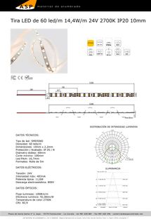 ASP Material De Alumbrado tira leds 19