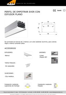 ASP Material De Alumbrado perfiles 12