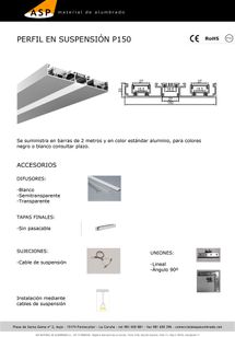 ASP Material De Alumbrado perfiles 27