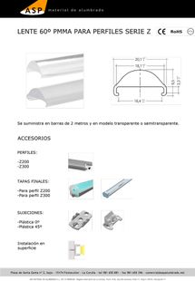ASP Material De Alumbrado perfiles 1