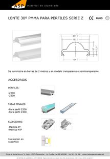 ASP Material De Alumbrado perfiles 2