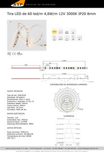 ASP Material De Alumbrado tira leds 3