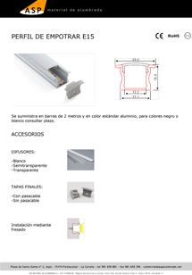 ASP Material De Alumbrado perfiles 9