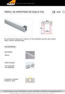 ASP Material De Alumbrado perfiles 17