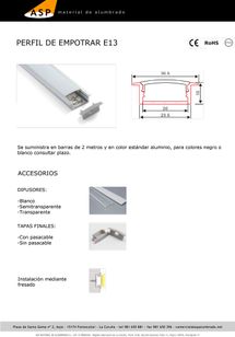 ASP Material De Alumbrado perfiles 8