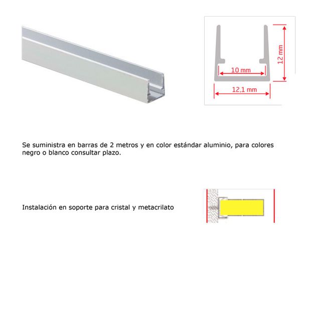 ASP Material De Alumbrado perfiles 18