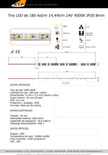 ASP Material De Alumbrado tira leds 29