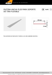 ASP Material De Alumbrado perfiles 29