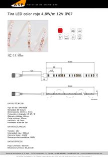 ASP Material De Alumbrado tira leds 44