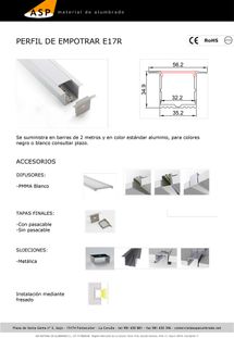 ASP Material De Alumbrado perfiles 10