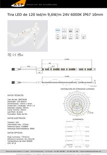 ASP Material De Alumbrado tira leds 16