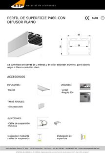 ASP Material De Alumbrado perfiles 23