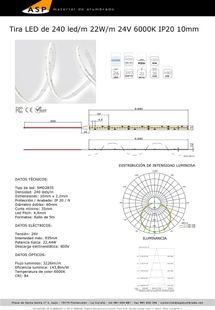 ASP Material De Alumbrado tira leds 40