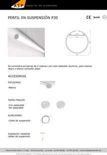 ASP Material De Alumbrado perfiles 22