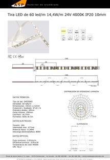 ASP Material De Alumbrado tira leds 22